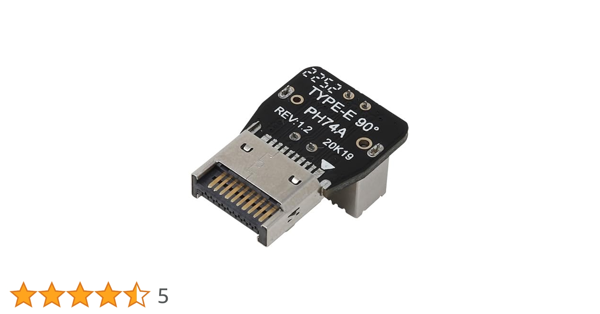penfa出品ページ AINEX USB-027 フロントUSB Type-Cヘッダー変換アダプタ L型標準